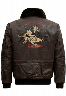 LEATHER AVIATOR JACKET &raquo;AIR FORCE 42&laquo;