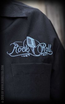 Lounge Shirt Sound of Rock&#039;n&#039;Roll - light blue