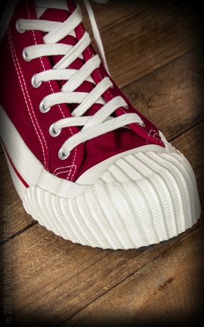 Burn out Sneakers Bordeaux Rood