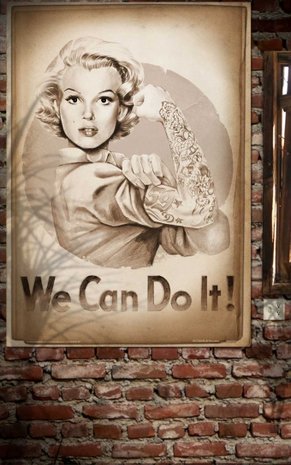 Poster - Marilyn can do it!