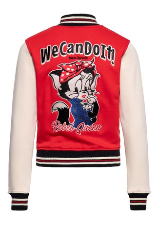 COLLEGE SWEAT JACKE "WE CAN DO IT"