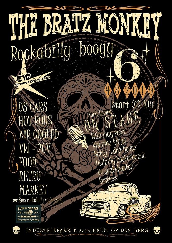 Bratz Monkeys Rockabilly Boogie Heist op den berg Bratz Monkeys Rockabilly Boogie Heist op den berg