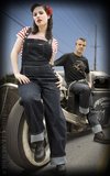 Ladies Denim Dungarees | Playsuit3