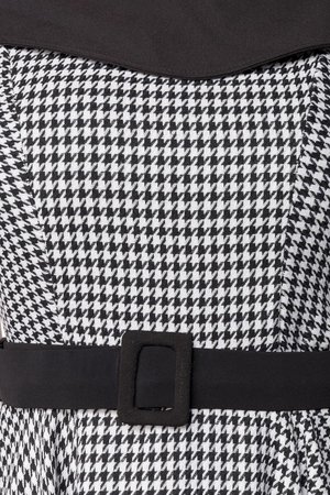 Belsira Houndstooth Swingdress