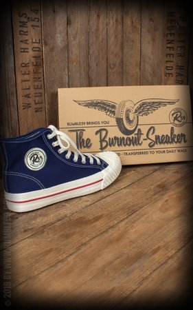 Burnout Sneaker navy blue