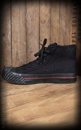 Burnout-Sneaker - black/black