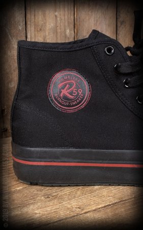 Burnout-Sneaker - black/black