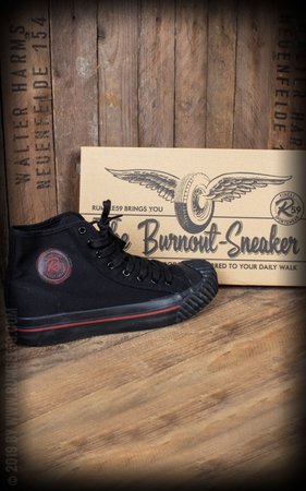 Burnout-Sneaker - black/black