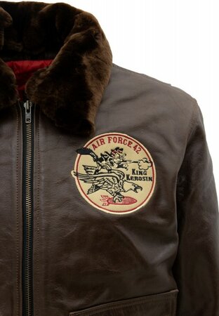 LEATHER AVIATOR JACKET »AIR FORCE 42«