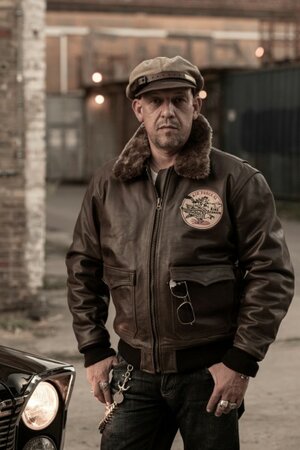 LEATHER AVIATOR JACKET »AIR FORCE 42«