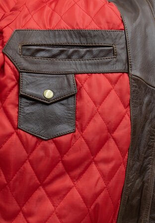 LEATHER AVIATOR JACKET »AIR FORCE 42«