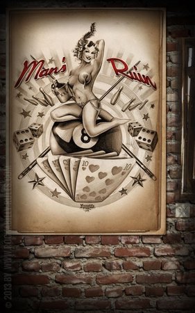 Poster - Mans Ruin