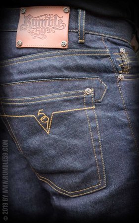 Raw Denim - Blue Burning Blacktop