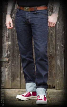 Raw Denim - Blue Burning Blacktop
