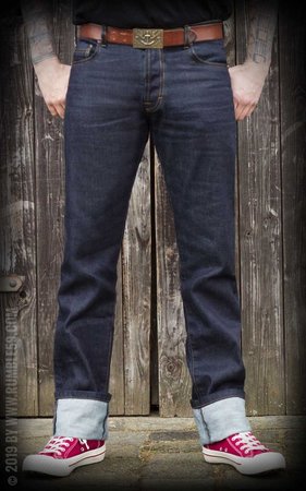 Raw Denim - Blue Burning Blacktop