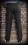 Vintage Slim Fit Pants Pasadena - striped black/grey