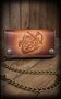 Leather Wallet "Anchor" - sunburst handmade